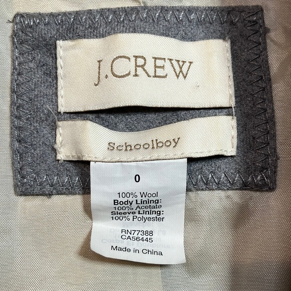 J Crew gray wool Schoolboy blazer - Picture 4 of 8
